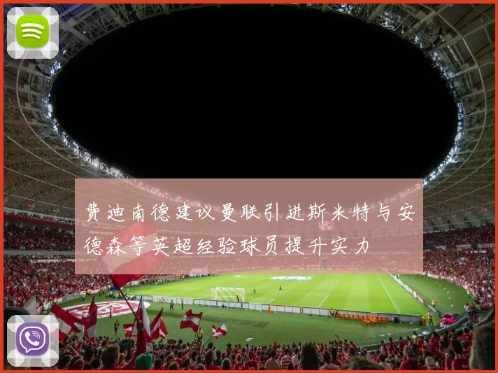 费迪南德建议曼联引进斯米特与安德森等英超经验球员提升实力